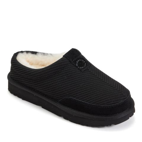 Fireside Greta Sport Knit Twill Clog Water Resistant Slippers