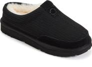 Dearfoams Fireside Greta Sport Knit Twill Water Repellent Clog