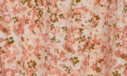 Melrose And Market Flowy Long Sleeve Button-up Shirt In Pink