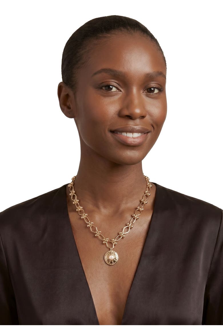 Sairs Link Charm Chain, Alternate, color, Gold