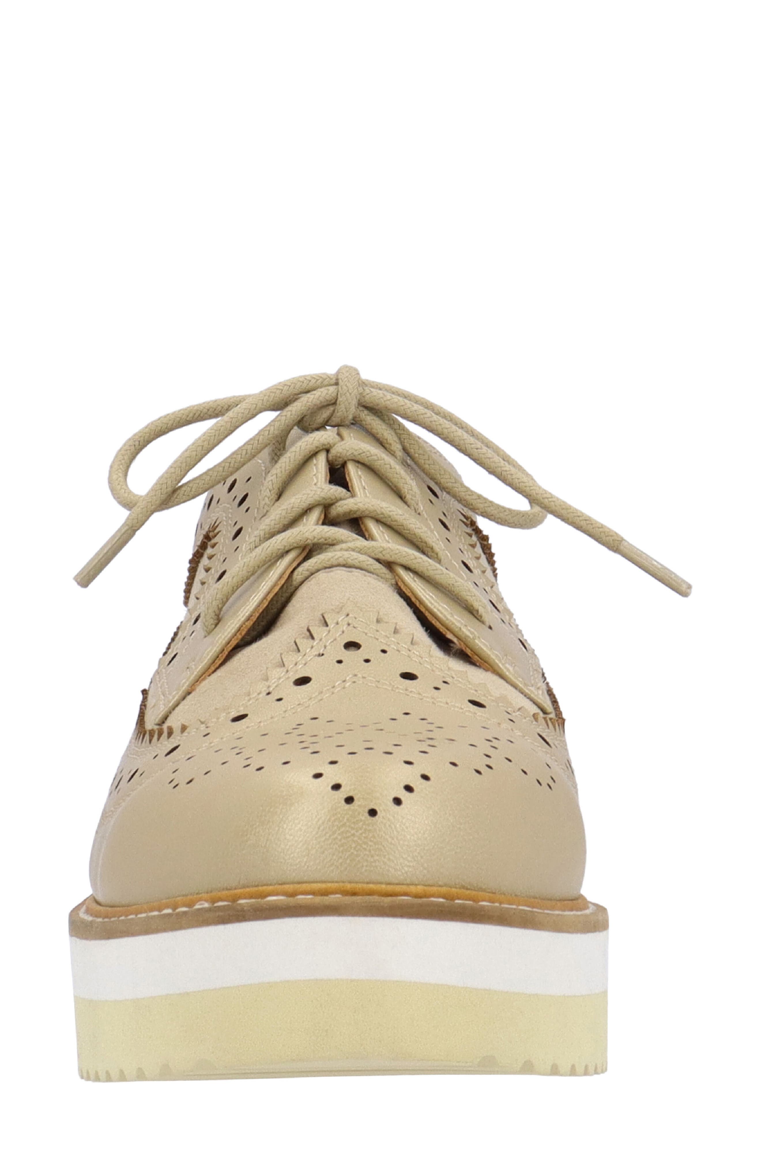 Zorielle Platform Oxford, Alternate, color, PLATINO/ TAUPE