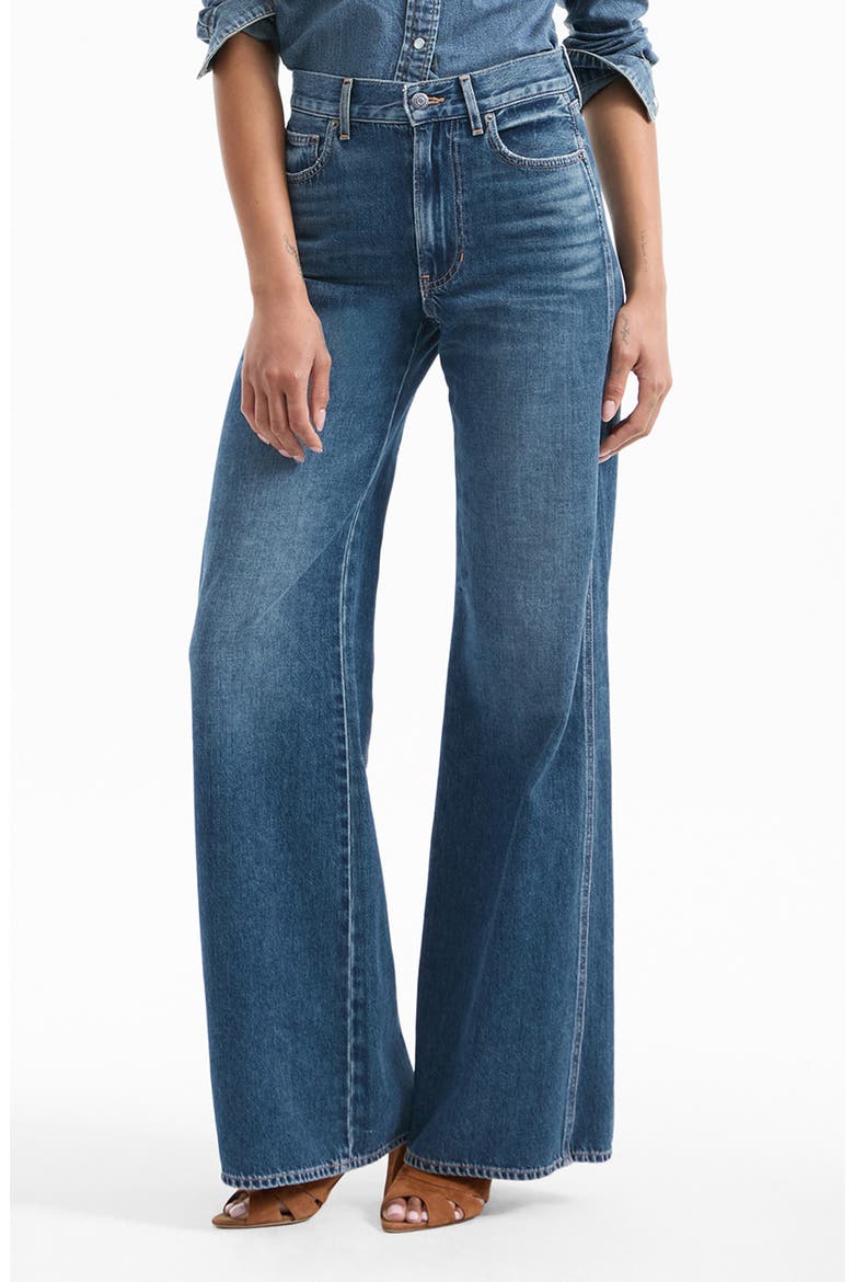 Kasey Wide Leg Jeans, Alternate, color, CITY STROLL