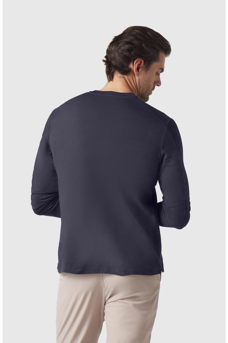 Precision Long Sleeve Shirt, Alternate, color, Deep Blue