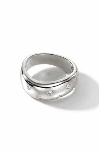 Surf Diamond Band Ring