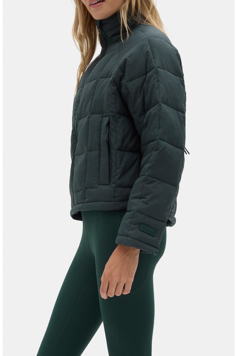 Nellie Packable Puffer Jacket, Alternate, color, ALPINE GREEN