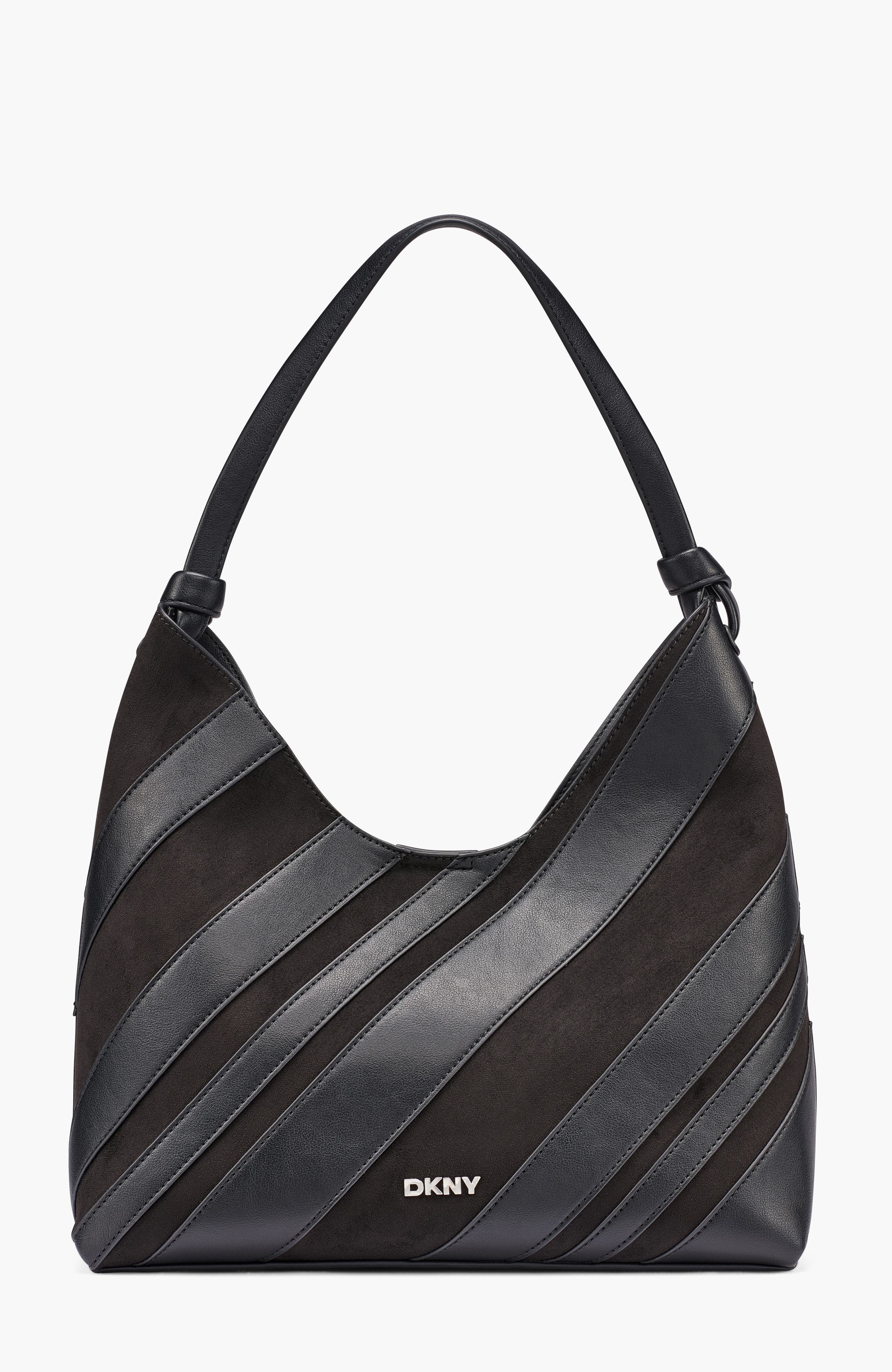 Paula Shoulder Bag, Main, color, Black/Silver