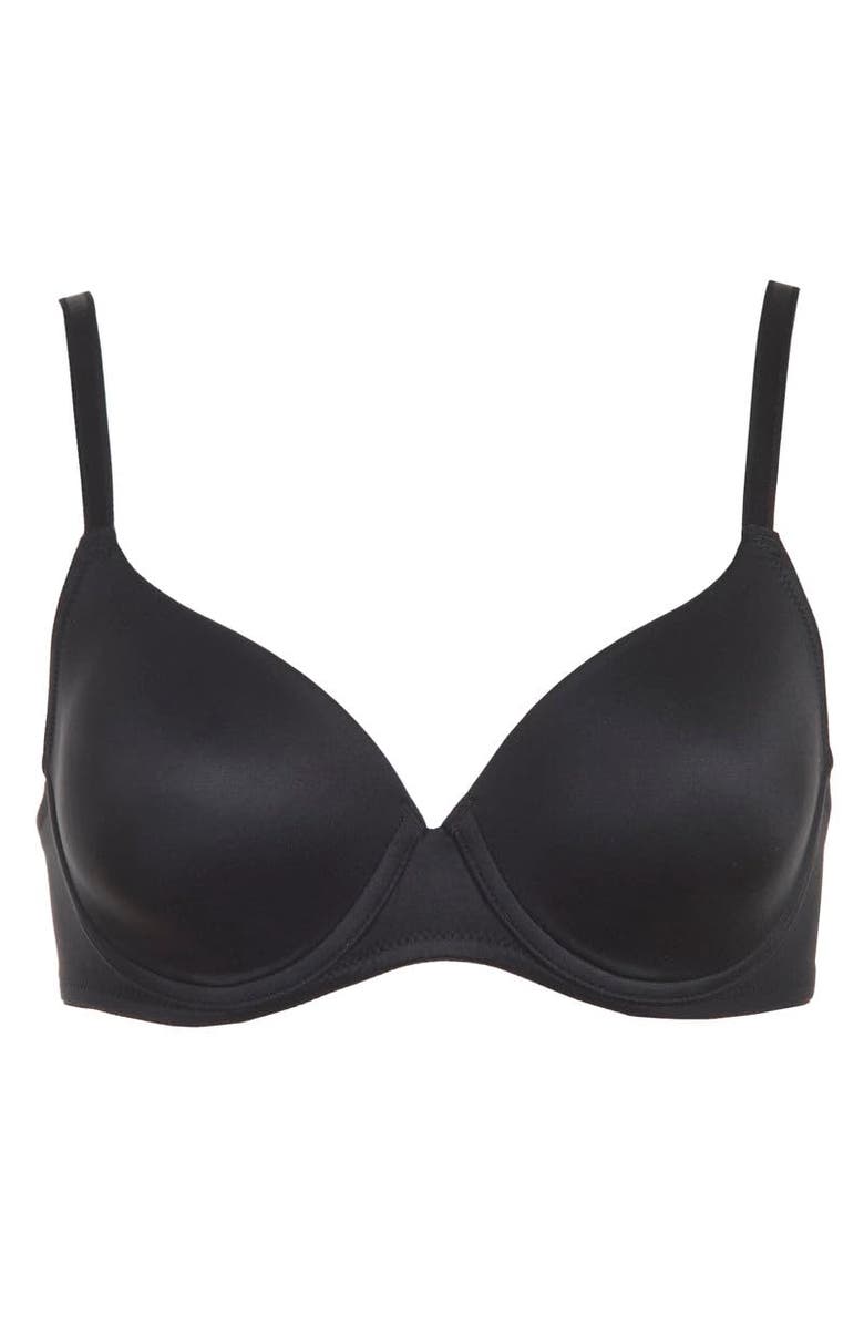 Dominique Intimates Aimee Seamless Contour T-Shirt Bra, Alternate, color, Black