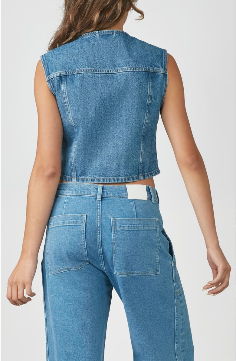 Lola Jeans Carter Cropped Vest, Alternate, color, 
