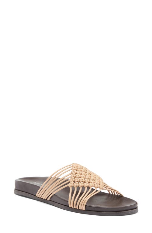Jeffrey Campbell Plait Sandal In Buff