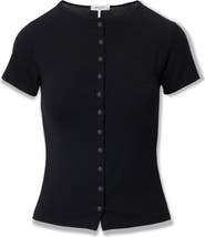 rag & bone The Knit Button T-Shirt