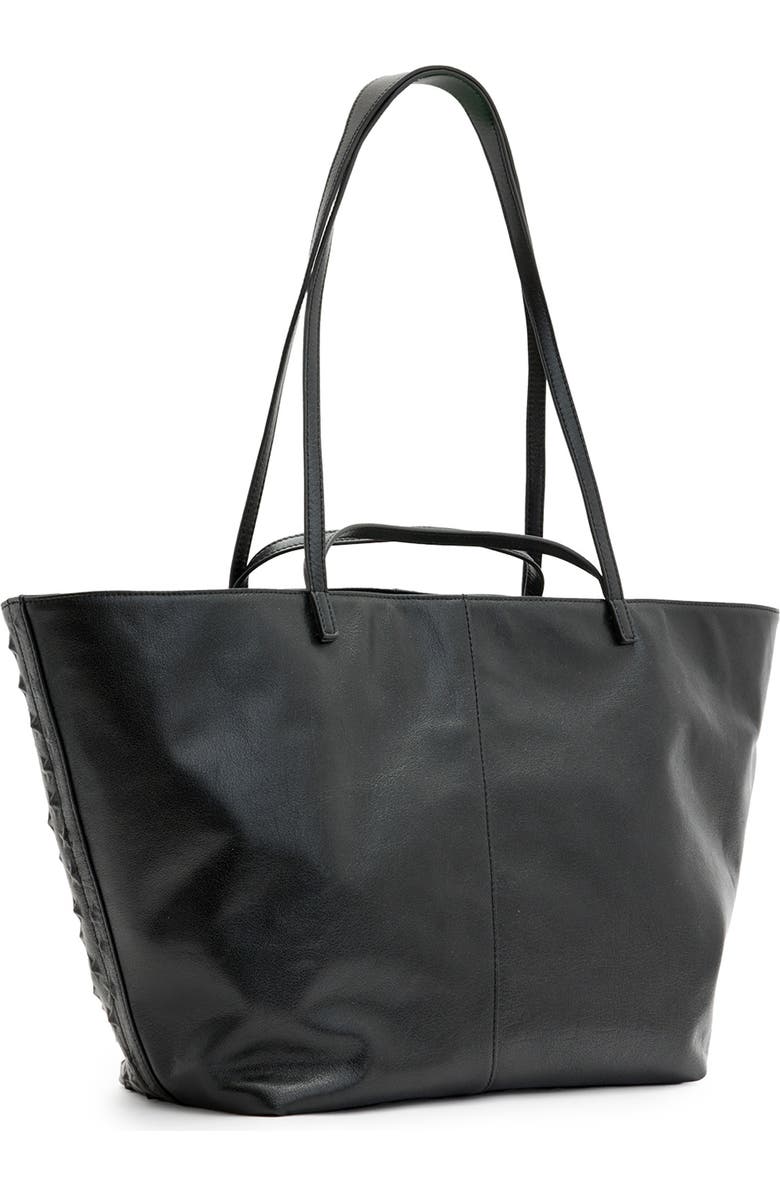 AllSaints Hannah Star Embossed Leather East/West Tote, Alternate, color,