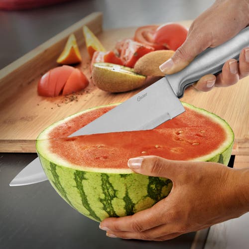 Oster Baldwyn 4 Piece Stainless Steel Cutlery Knife Set In Silver