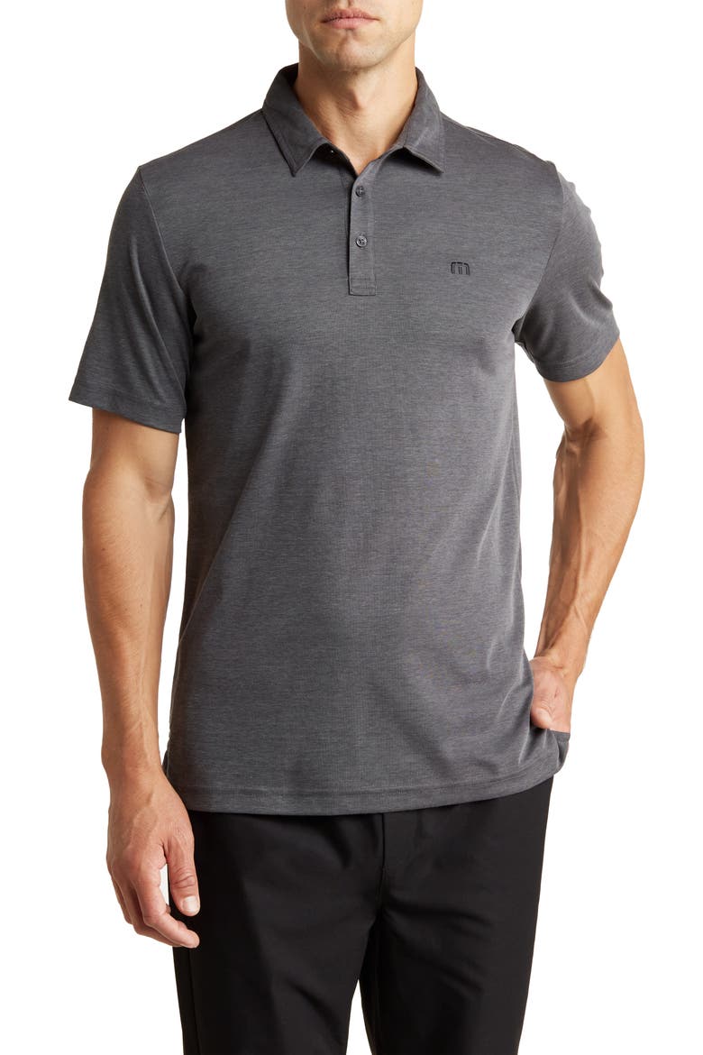 Langley Polo Shirt, Main, color, QUIET SHADE/ BLACK