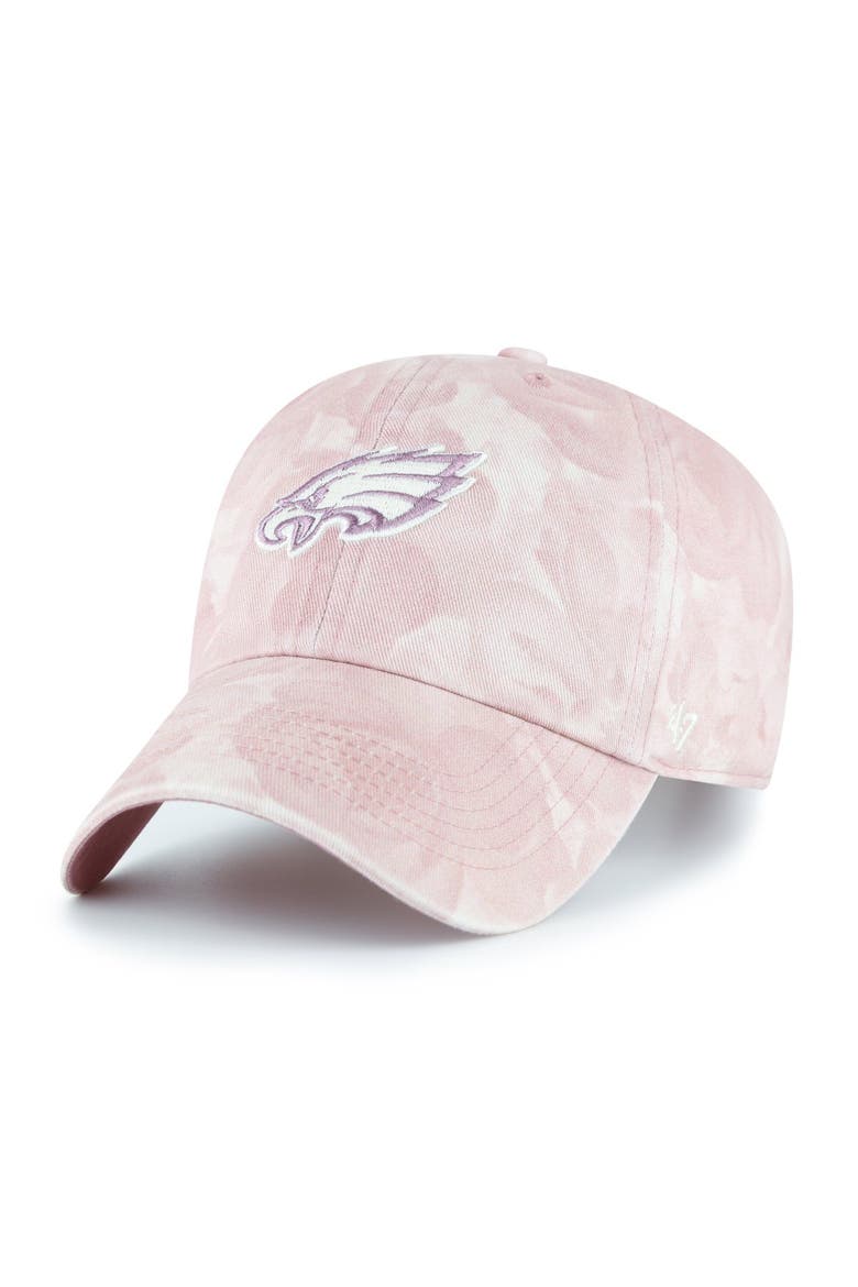 Women's '47 Pink Philadelphia Eagles  Gardenia Clean Up Adjustable Hat, Main, color, Pink