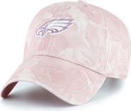 '47 Women's '47 Pink Philadelphia Eagles  Gardenia Clean Up Adjustable Hat