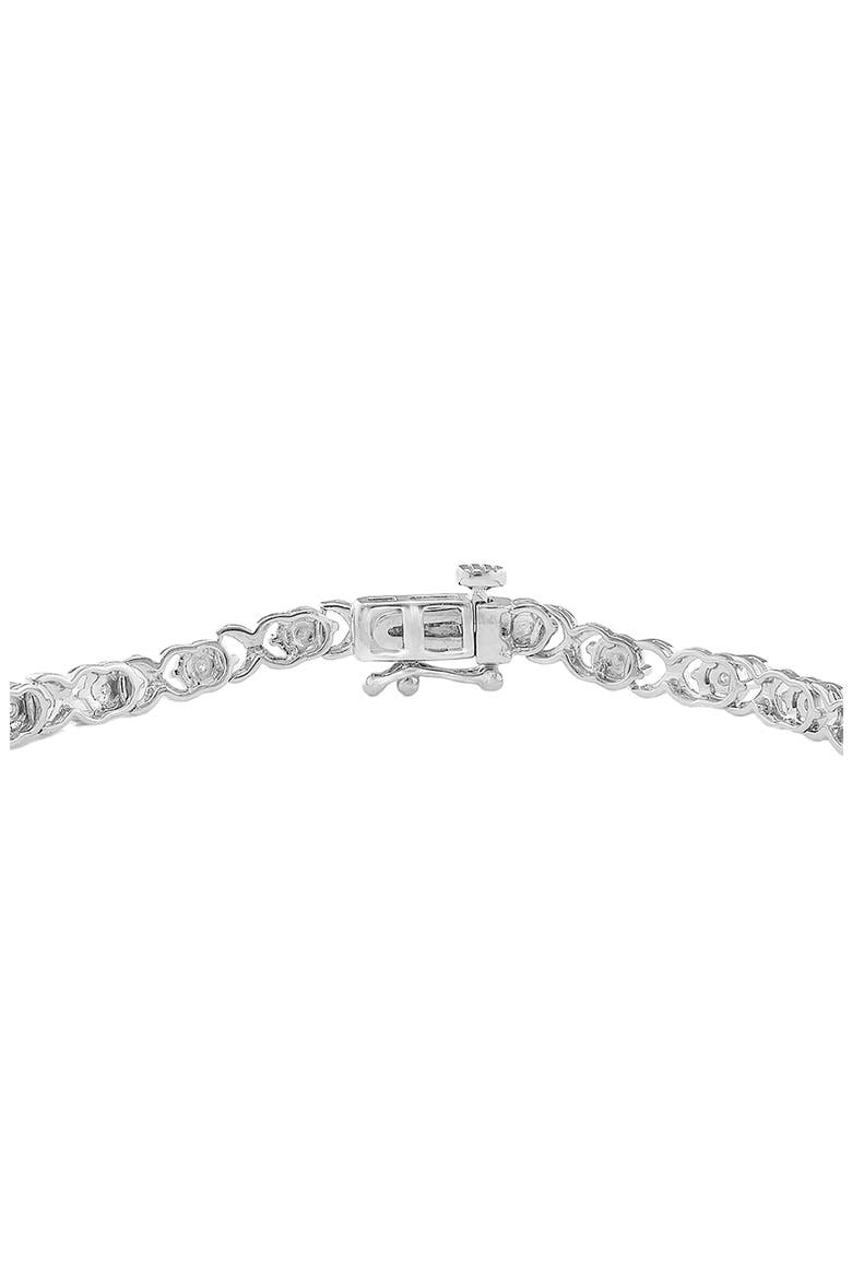 Sterling Silver Diamond Bracelet, Alternate, color, SILVER