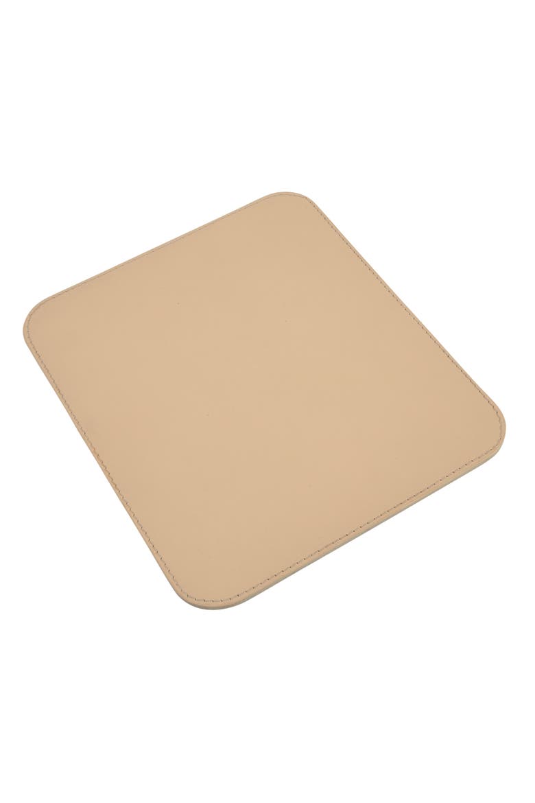 Leather Mouse Pad, Tan, Main, color, Tan