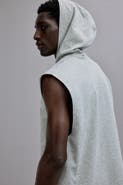 H&M Regular Fit Sleeveless Sports Hoodie With Drymove