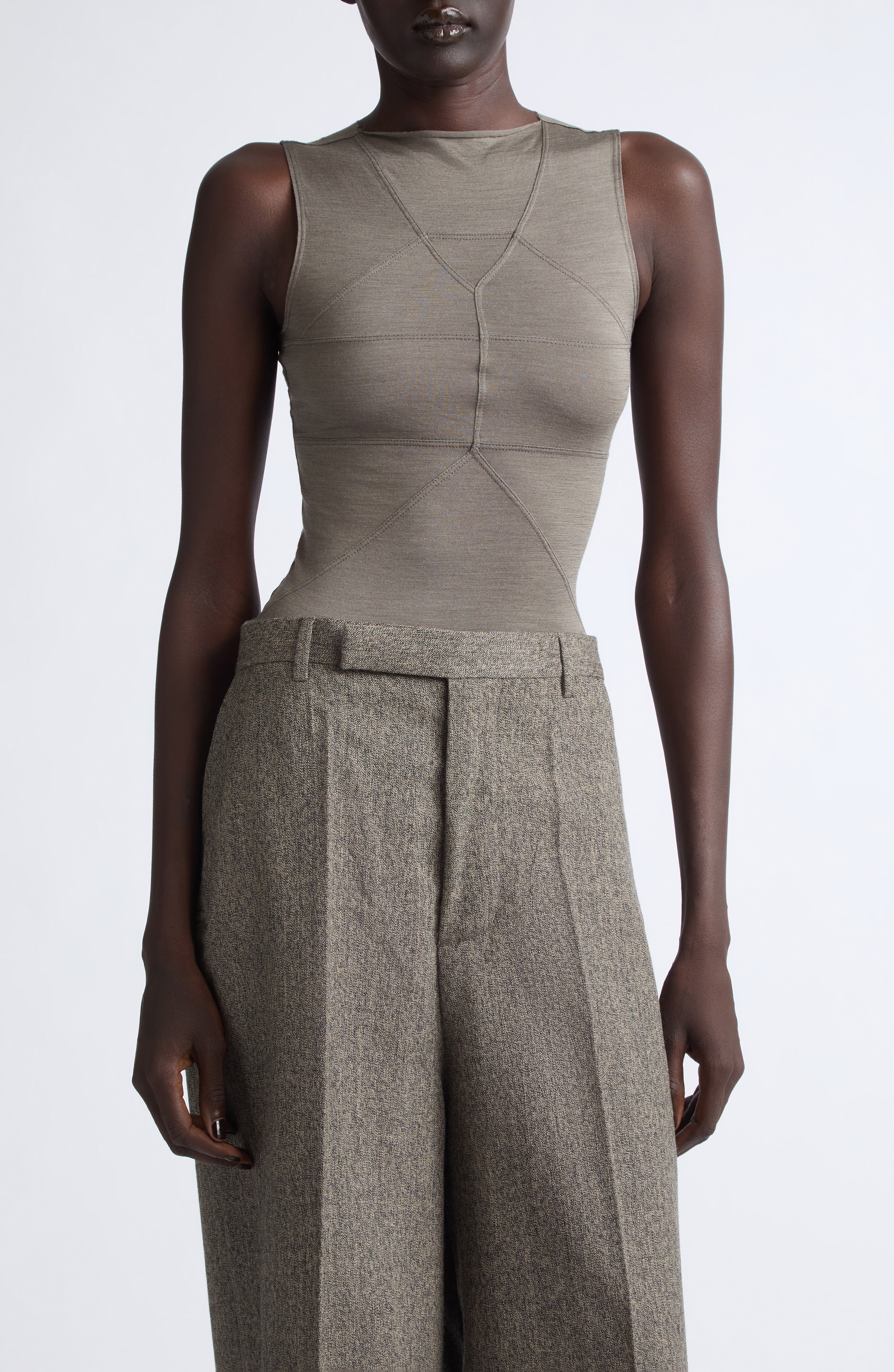 Rick Owens Temple Wool & Silk Tank (Women) | Nordstrom