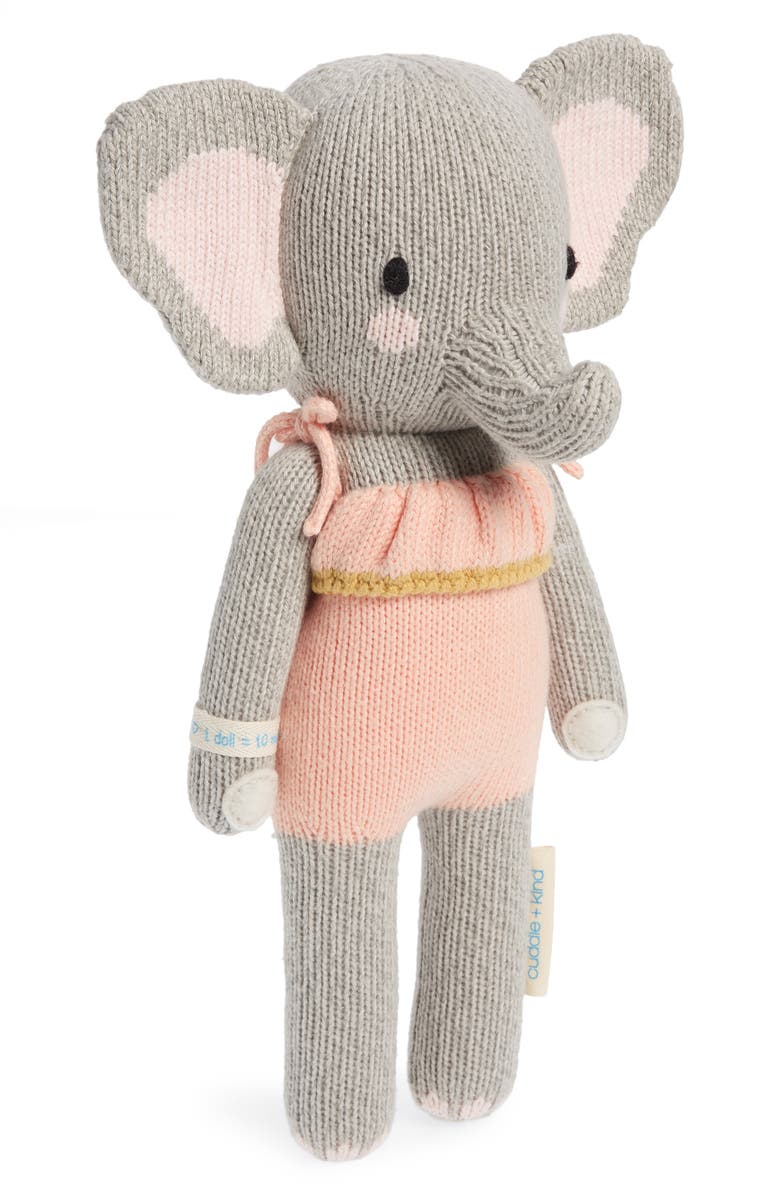 cuddle+kind cuddle + kind Mini Eloise the Elephant Stuffed Animal, Alternate, color, 
