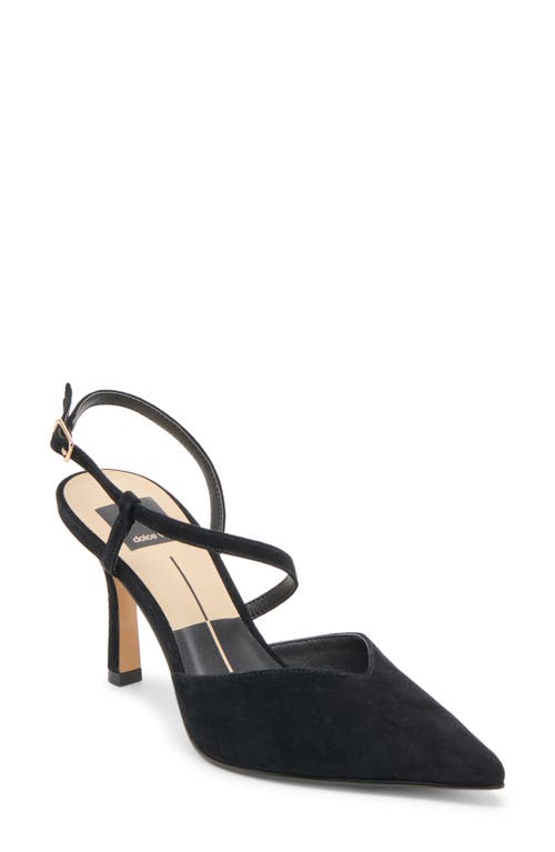 Dolce Vita Kamra Pointy Toe Slingback Pump In Black