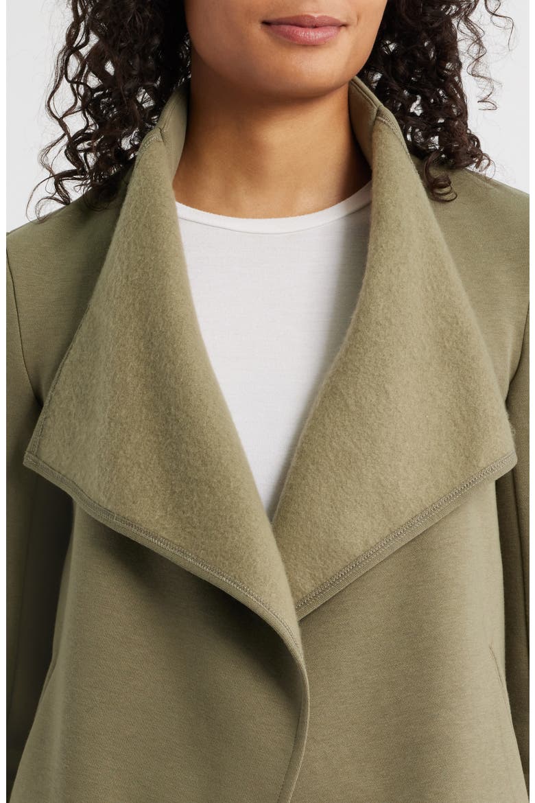 Lounge Around Moto Jacket, Alternate, color, OLIVEWOOD