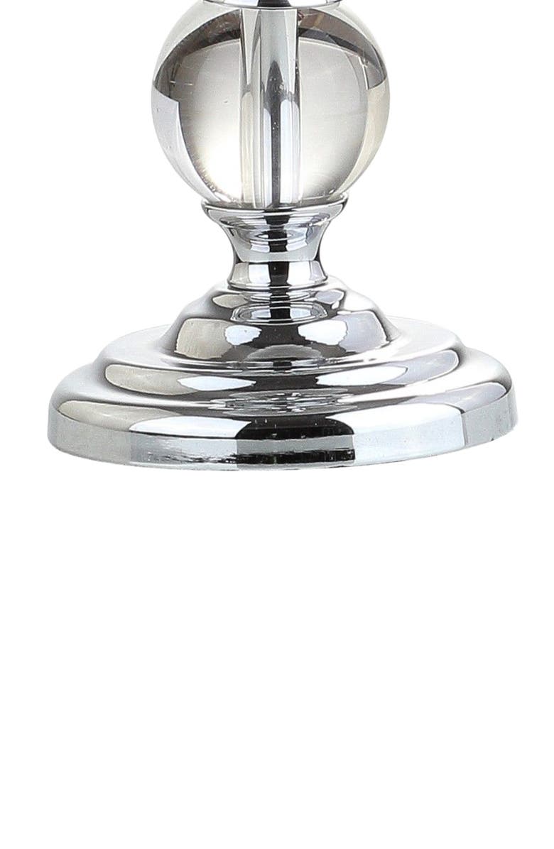JONATHAN Y Elizabeth 33" Crystal/Metal LED Table Lamp, Clear/Chrome, Alternate, color, Clear/Chrome