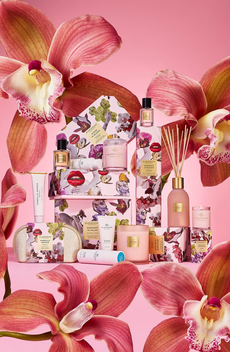 Glasshouse Fragrances Radiance in Bloom Reed Diffuser, Alternate, color, Pink