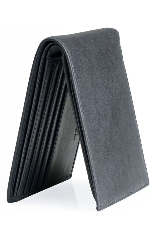 Mancini Rfid Bifold Wallet In Gray