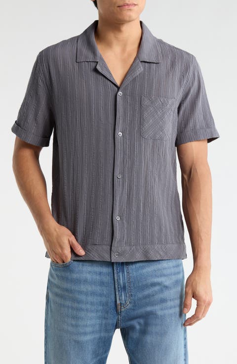 Lemmy Stripe Camp Shirt