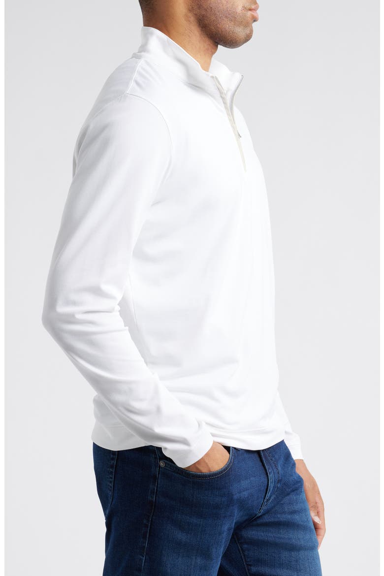 Crown Crafted Albatross Quarter Zip, Alternate, color, WHITE