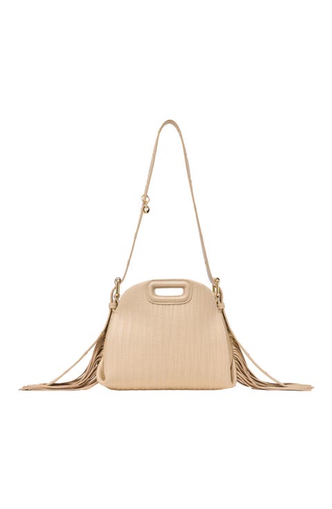 Stitched leather mini Miss M bag