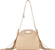 maje Stitched leather mini Miss M bag
