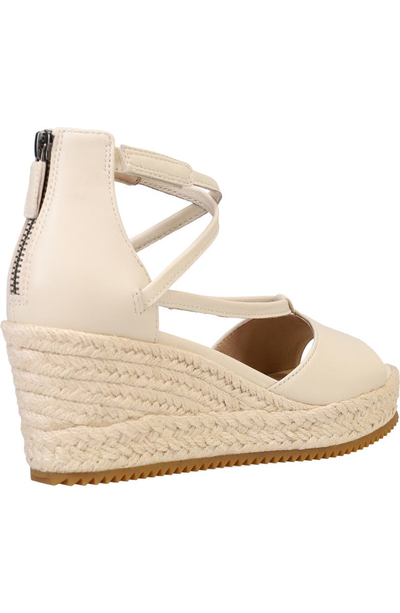 Eileen Fisher Wesson Wedge Sandal, Alternate, color, Ivory