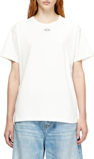 DIESEL® T-Normy-OD-S1 Metallic Oval D Cutout T-Shirt