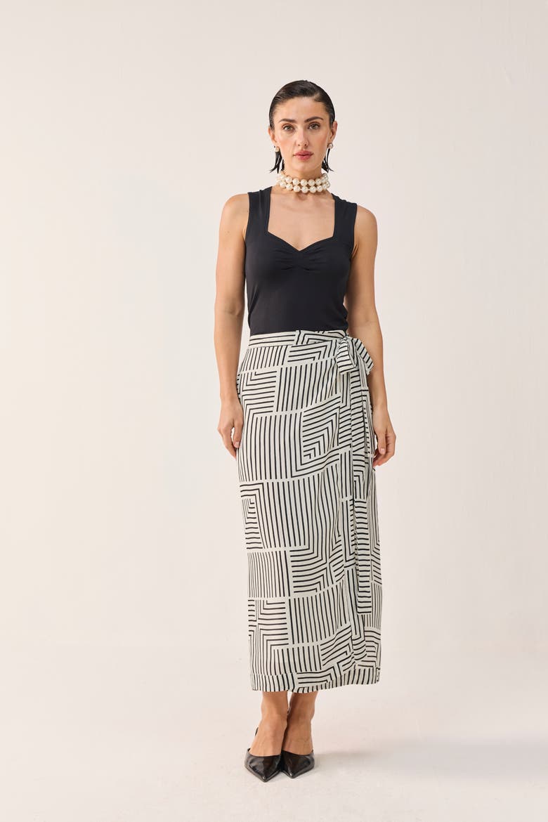 Sweetheart Neck Top, Alternate, color, Black