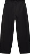 MANGO Pull-On Stretch Cotton Pants