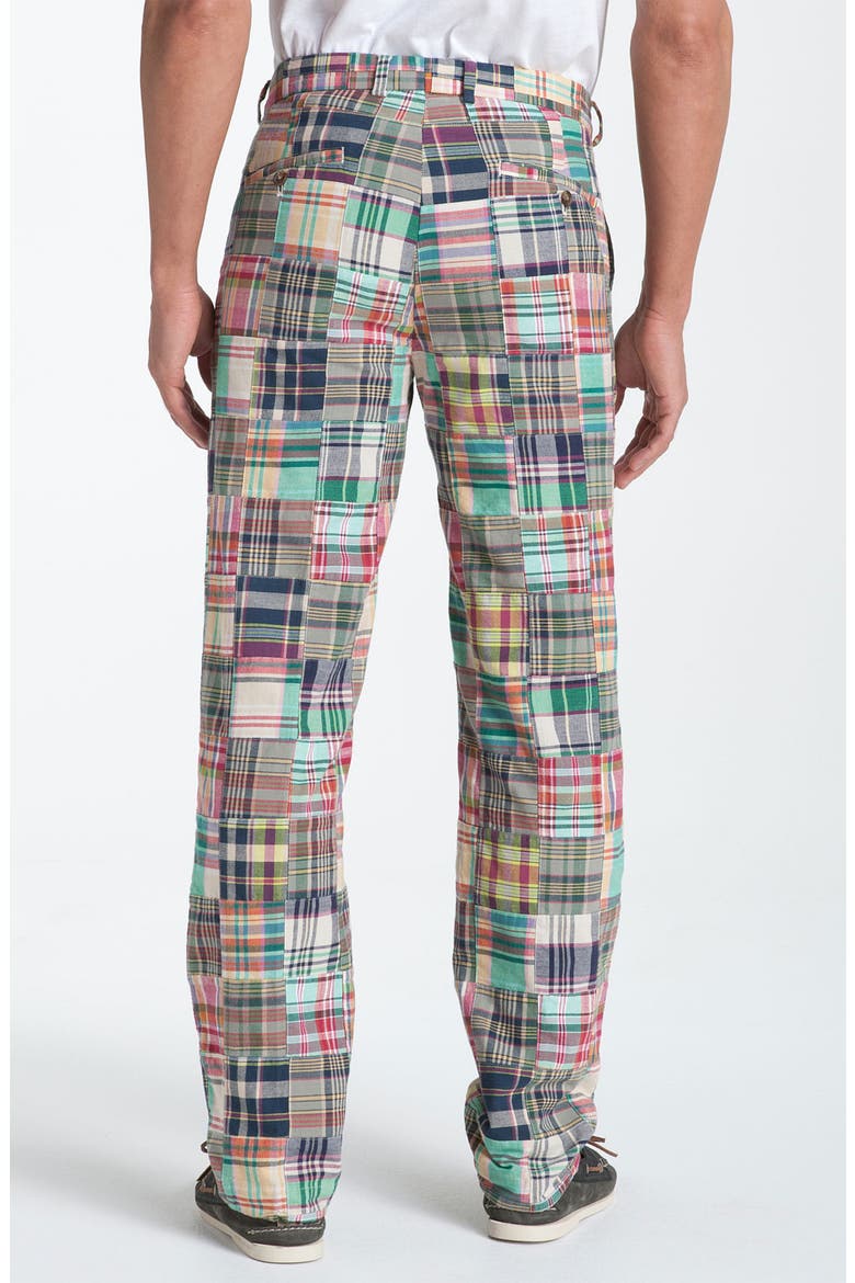 'Clark' Patchwork Madras Pants, Alternate, color, PATCHWORK MULTI