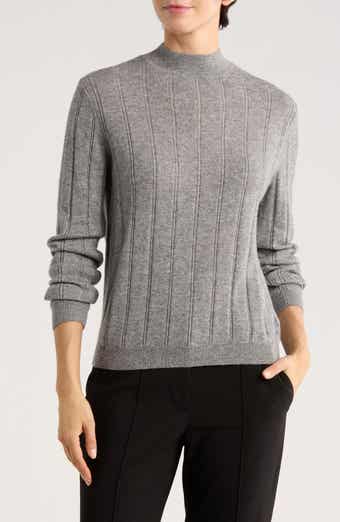 Bruno Magli Wide Rib Wool & Cashmere Sweater