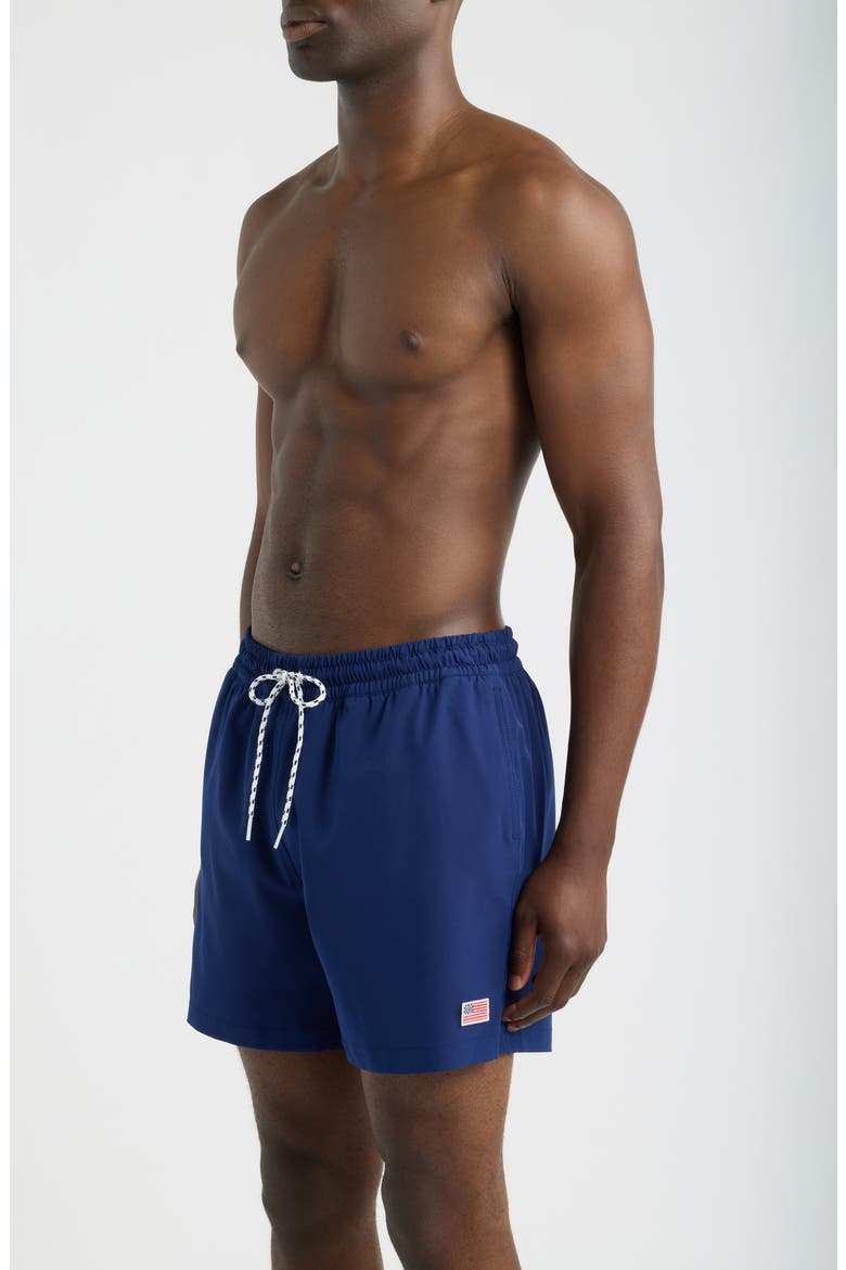 The Out of the Blues 5.5-Inch Swim Trunks, Alternate, color, NAVY