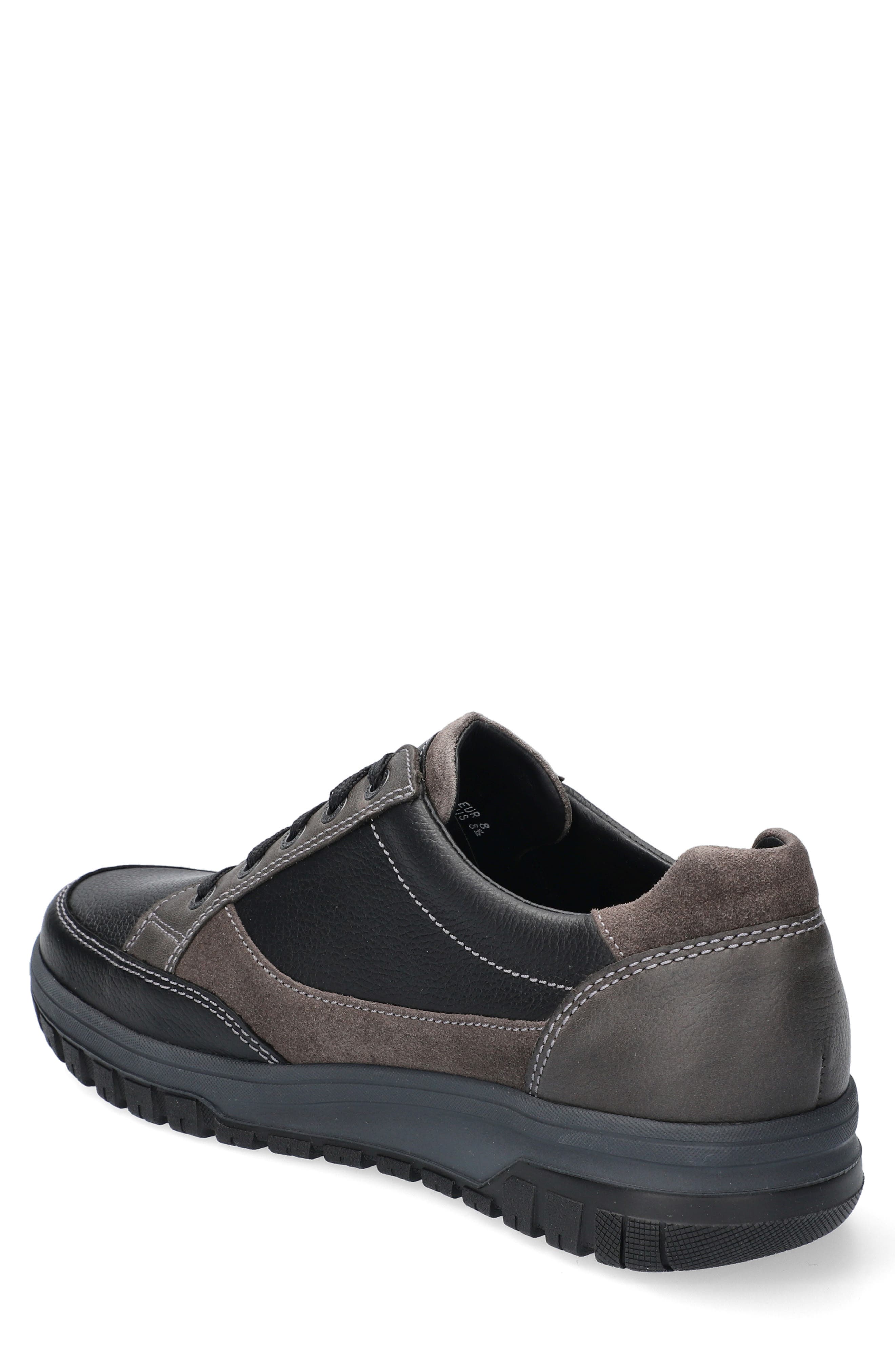 Mephisto &#x27;Paco&#x27; Waterproof Walking Sneaker, Alternate, color, Black Nevada
