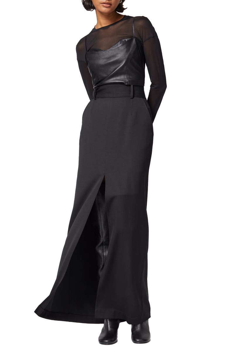 & Other Stories Tailored Wool Blend Skirt, Alternate, color, 