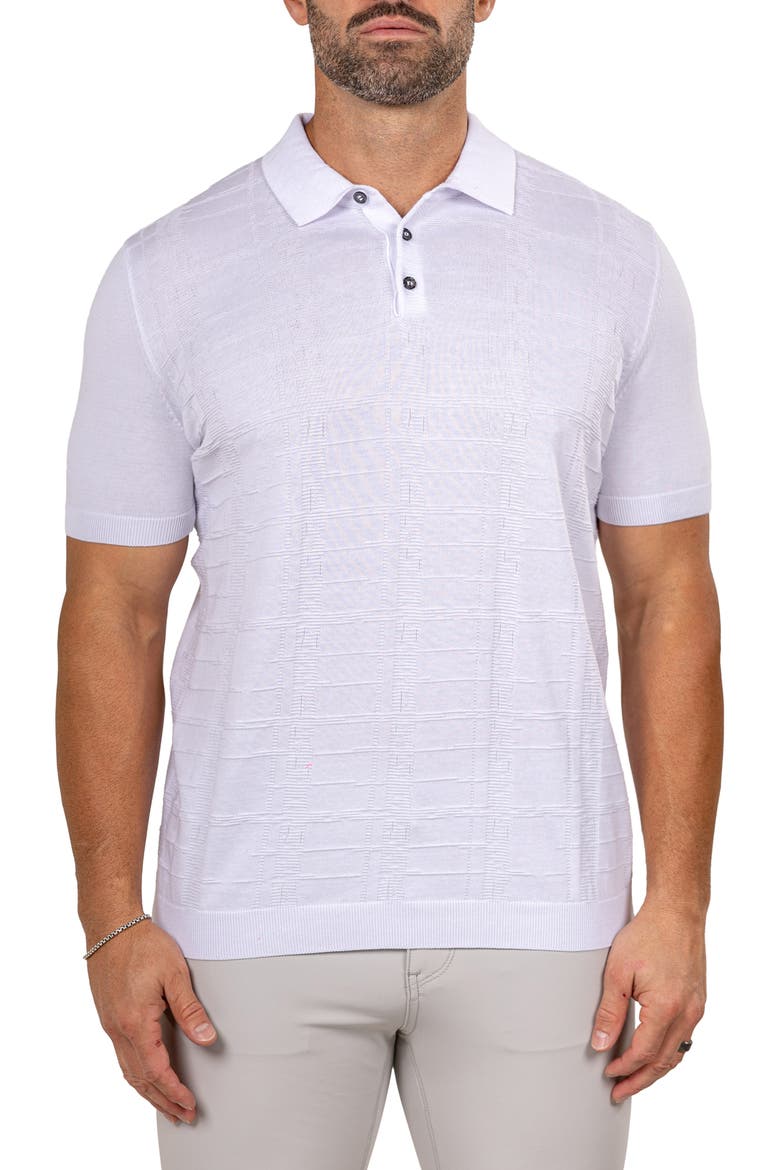 Marthy White Polo, Main, color, WHITE