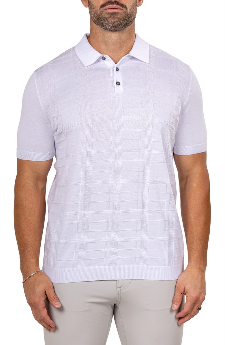 Maceoo Marthy White Polo, Main, color,