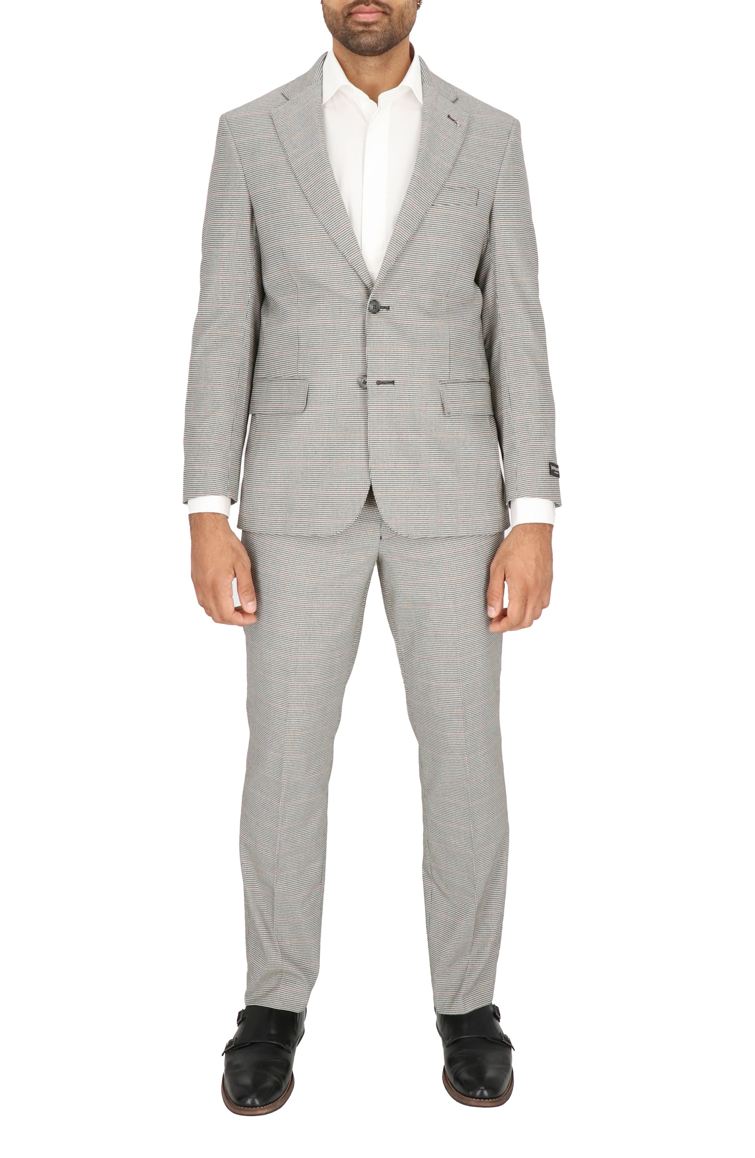 Scotch & Soda Modern Fit Houndstooth Suit