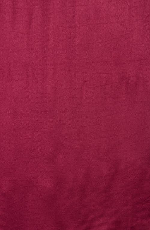 Vince Camuto Oversized Satin Pashmina Wrap In Red