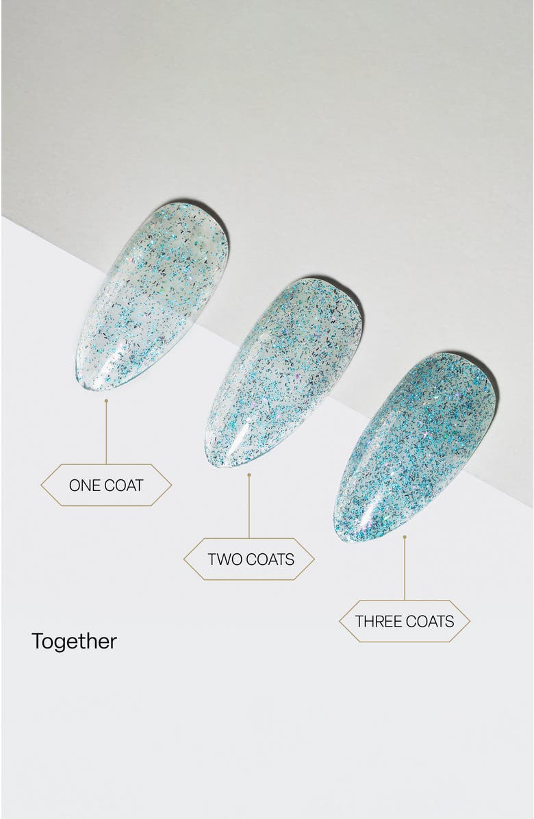 Aprés Nail Kuromi Flash Glitter Gel Couleur, Alternate, color, Together