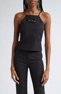DIESEL® T-Wilight Logo Cutout Stretch Twill Tank