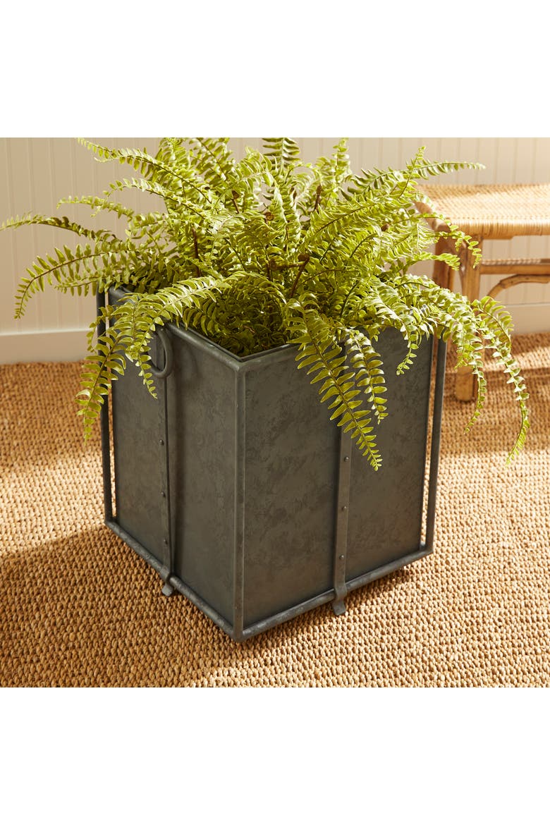 Callahan Square Planter, Alternate, color, Gray