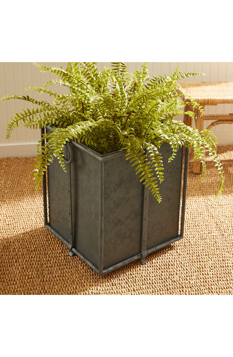 Napa Home & Garden Callahan Square Planter, Alternate, color, Gray